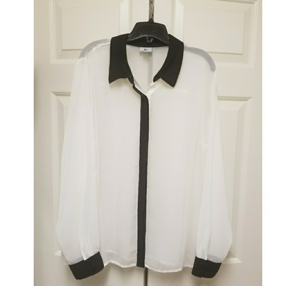 Sheer blouse